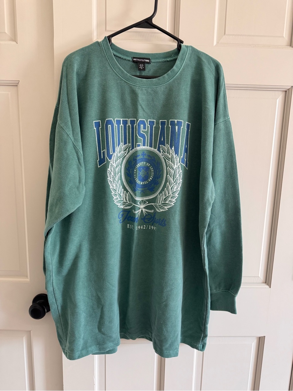 Prettylittlething sweatshirt dress 6